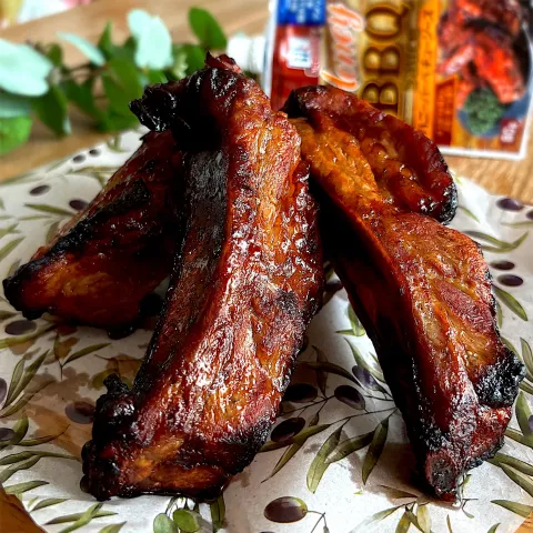 「ハニーBBQソース」を使ってみたSnapdishの料理・レシピ写真:スペアリブ