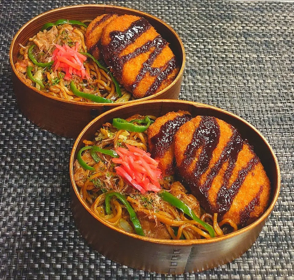母とムスコのラブラブおソロ♪モリモリ!焼きコロ弁当|からあげビールさん