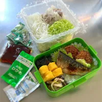 R7.6/27  𝙵𝚛𝚒.  ·͜·♡ざるラーメン&鯖弁当👨🏻‍🍳|hamakoさん