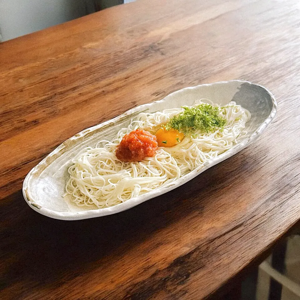 明太玉子そうめん|りょうりょうさん