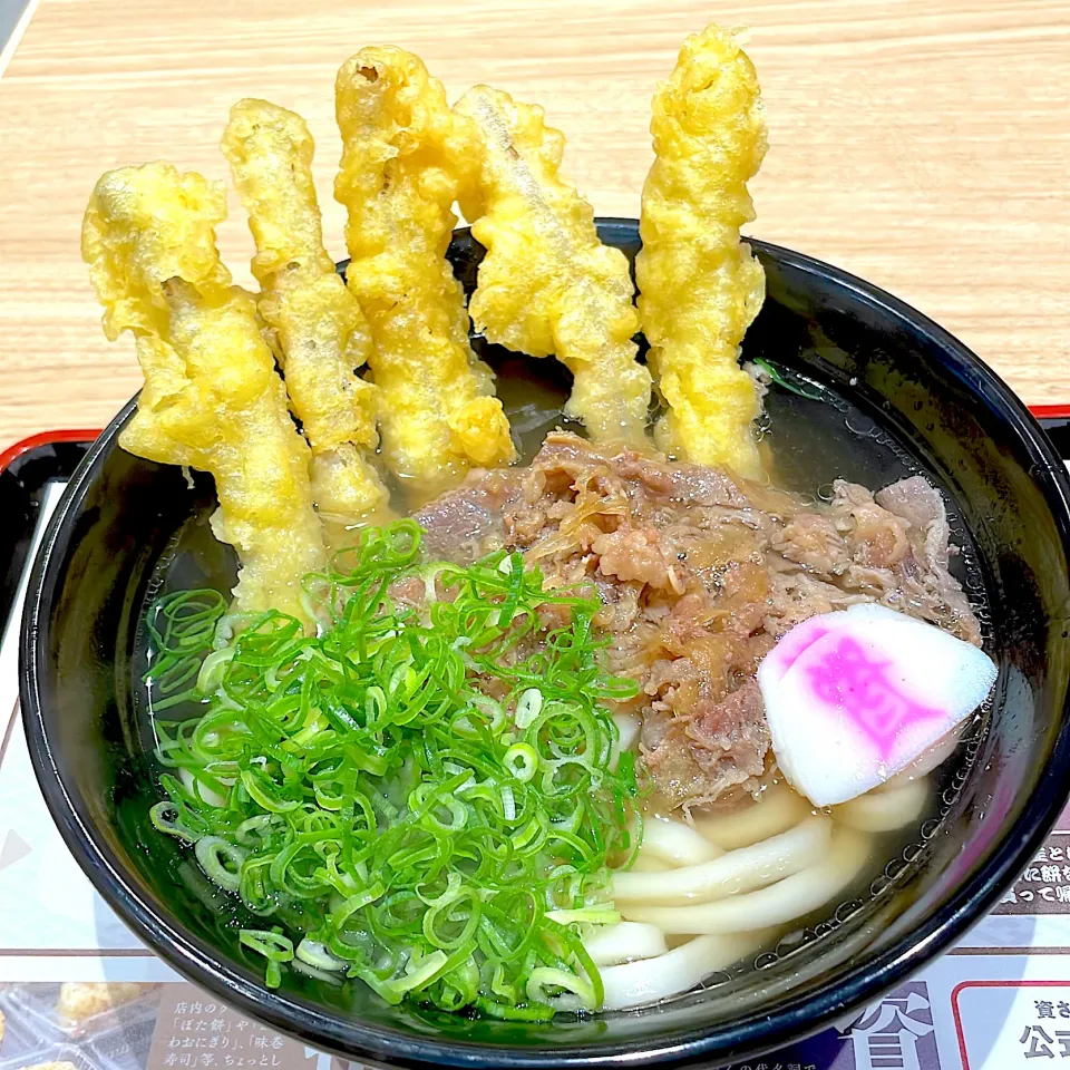 ごぼ天肉うどん|juneさん
