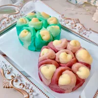 紫陽花風パン