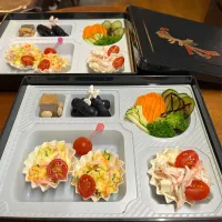 松花堂弁当🍱餃子皮カップ|henryさん