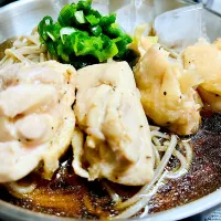 山形県の郷土料理 冷たい肉そばを作りました!!🐔|さくたろうさん