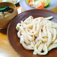 手打ちうどん（肉汁うどん）|茶釜さん