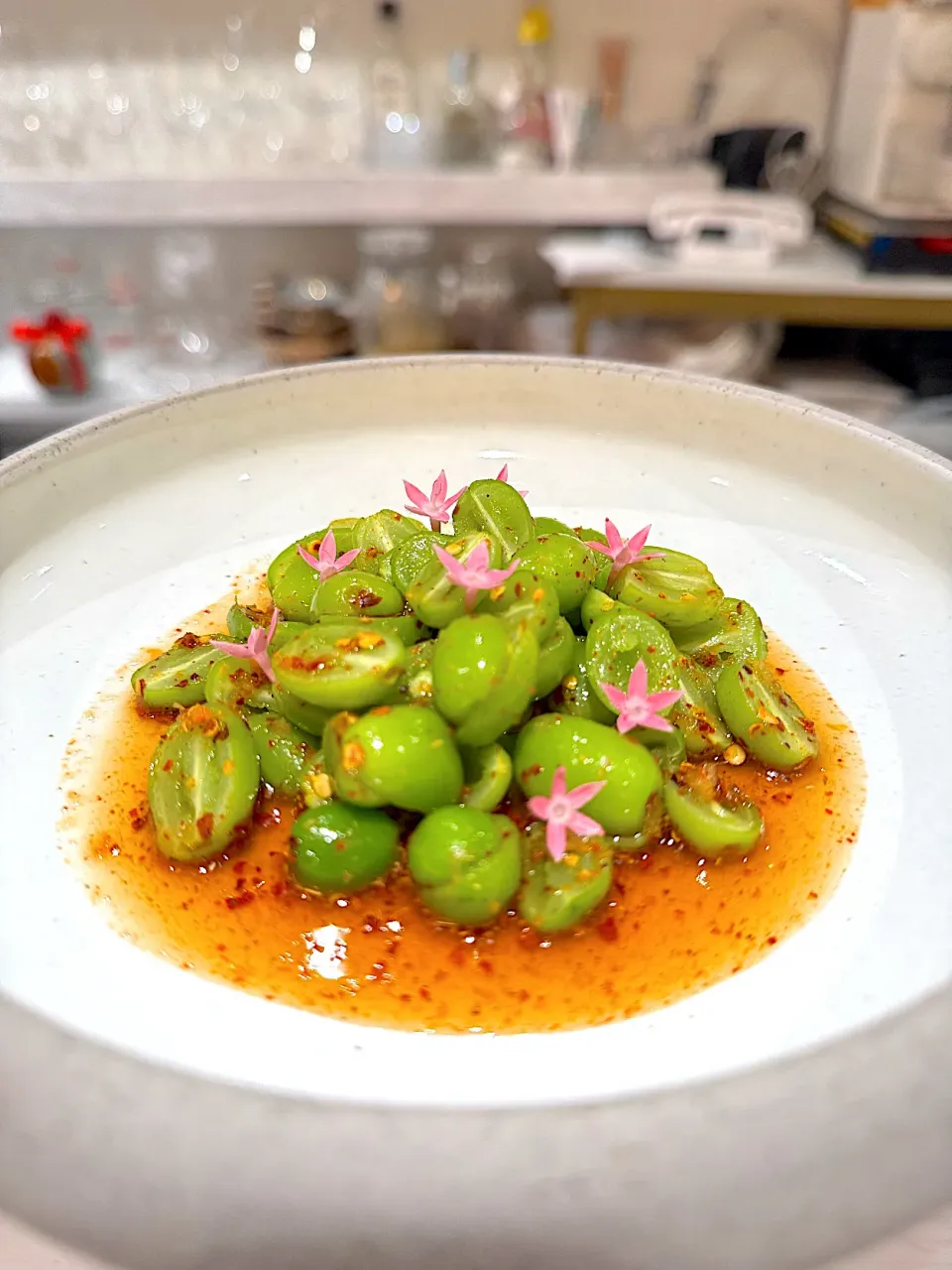 Baby Shine Muscat spicy salad|sirakorn owadaさん