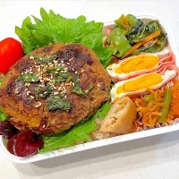 大葉ハンバーグ弁当|プリプリンさん