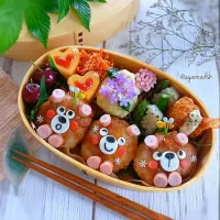 🌱🌼🐻🐻🐻🌼🌱
くまさん肉巻きおにぎり弁当|ayano.adshさん
