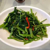 香港伝奇　空芯菜の海老味噌炒め|よだみなさん