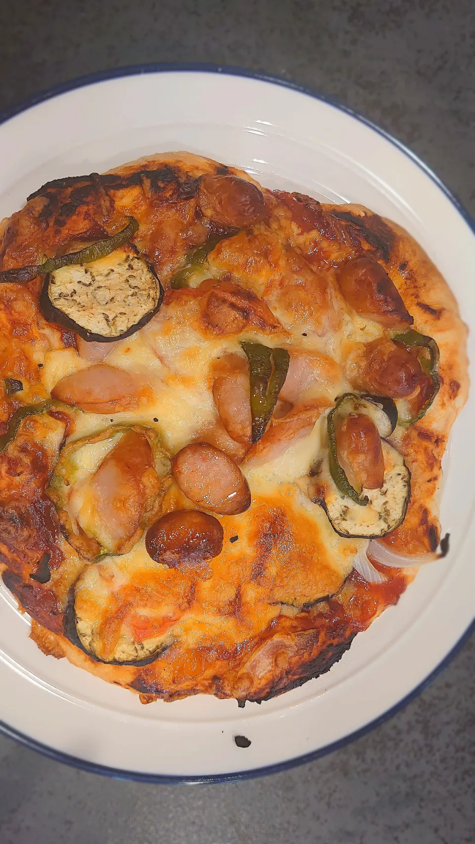 休日の日に子供とピザ作り|ひよこさん