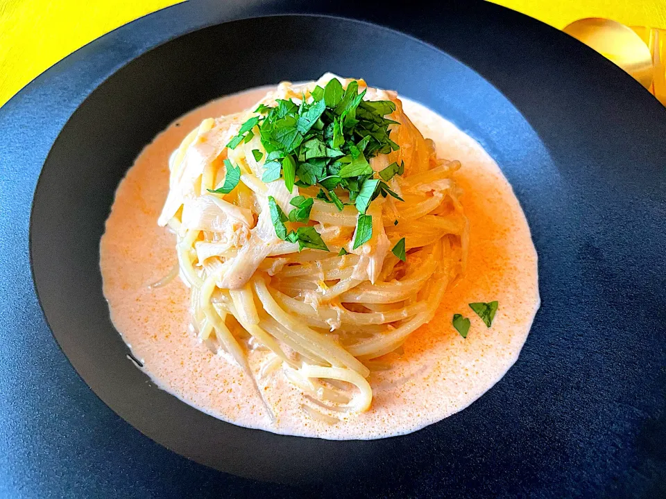 蟹クリームパスタ|楓さん