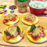 サルサでピザ風フォカッチャ