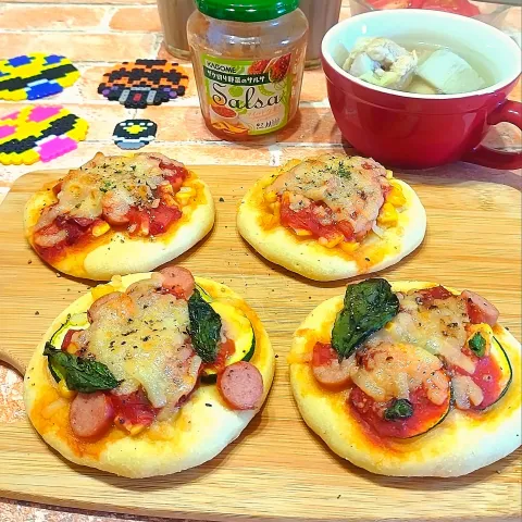 「サルサ」を使ってみたSnapdishの料理・レシピ写真:サルサでピザ風フォカッチャ