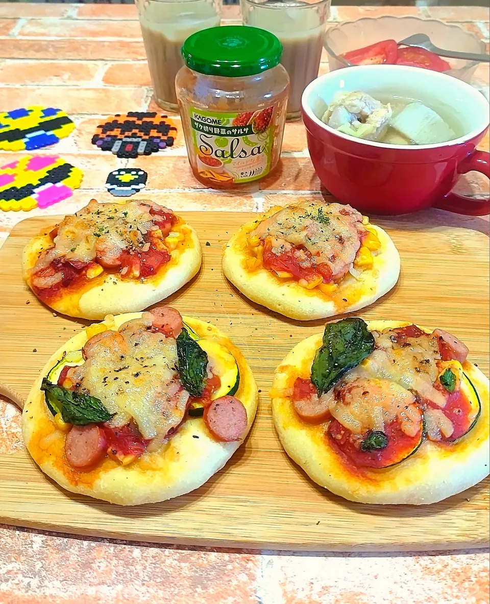 サルサでピザ風フォカッチャ|みったんさん
