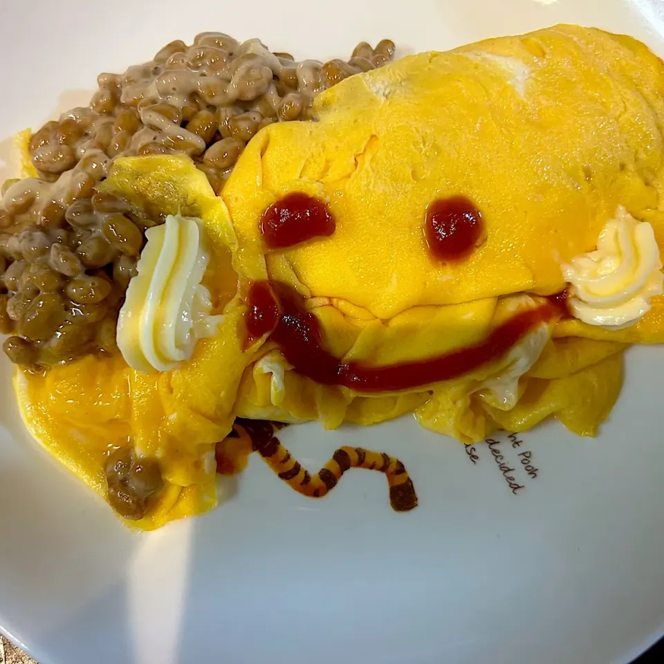 オム納豆|山口さんさん