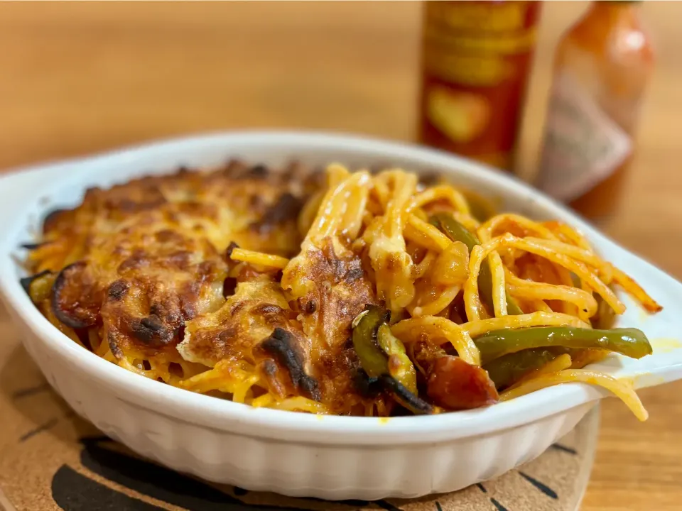 ナポリタングラタン|ふくすけ食堂さん