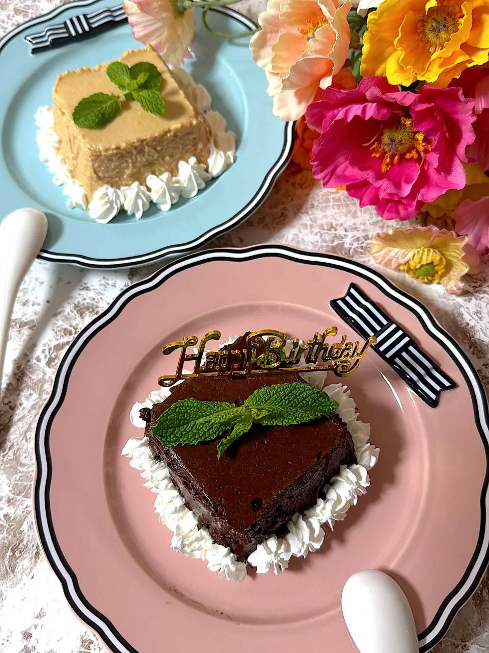 みったんさんの料理 材料3つを混ぜて冷やすだけ豆腐の生チョコケーキみったんさんお誕生日おめでとうございます🎂🎉|いっちゃんさん