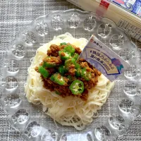 鯖とオクラの揖保乃糸混ぜそうめん|栃倉 直人さん
