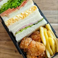 🌱🏓息子のサンドイッチ弁当🌱|ayaoさん