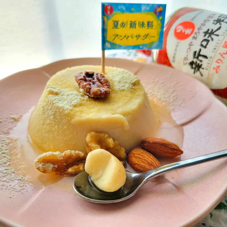 ひんやりスイーツきな粉豆乳プリンゼリー【日の出新味料(酵良)】No.2　　　　　　お砂糖の代わりの新味料|みるくここあさん