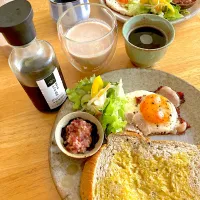 休日の朝ごはん🌱|さくたえさん