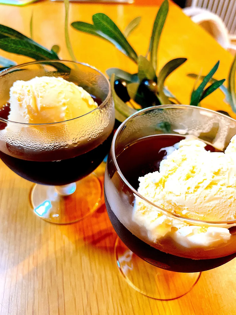 コーヒーゼリー、アイスのせ|Mikaさん