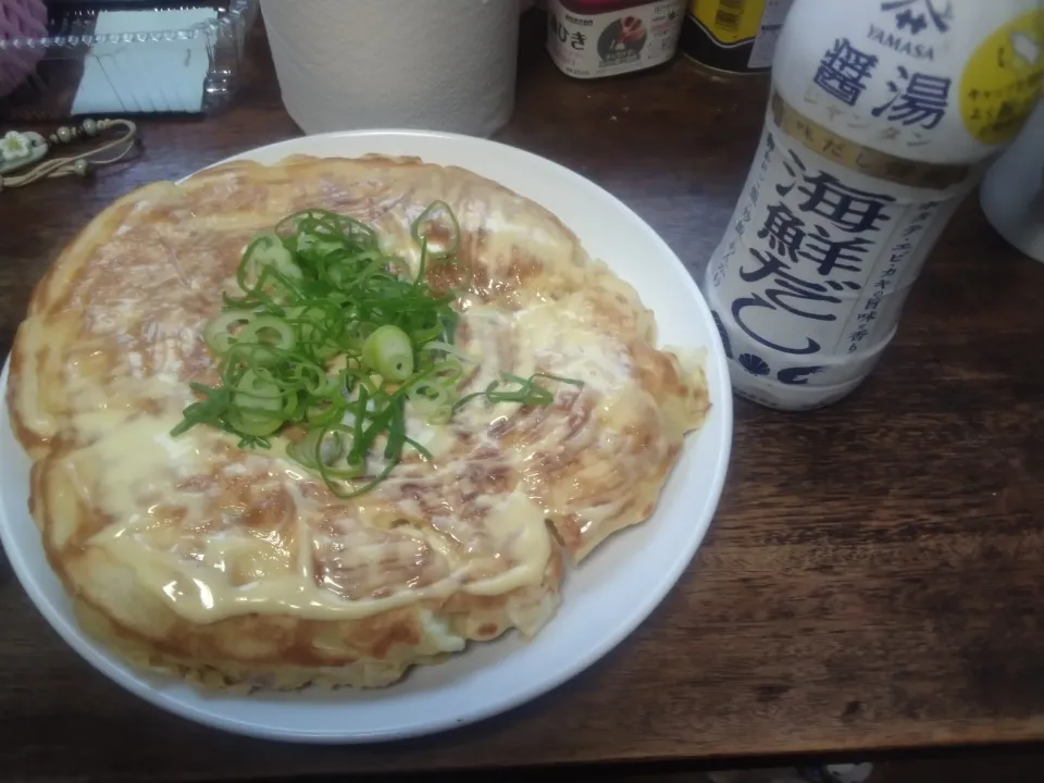 子やりいか(ボイル)のお好み焼き風|にんにくと唐辛子が特に好き❤️(元シャリマー)さん