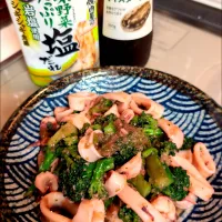 剣先イカとブロッコリーの塩ダレオイスターソース炒め(⁠｡⁠•̀⁠ᴗ⁠-⁠)⁠✧|光牙さん