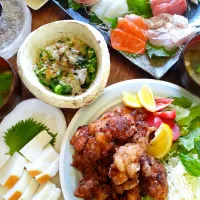 次男帰省のお昼ごはん