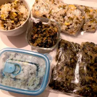 高菜漬け油炒めからの〜チャーハンやら冷凍用やら|チョコさん