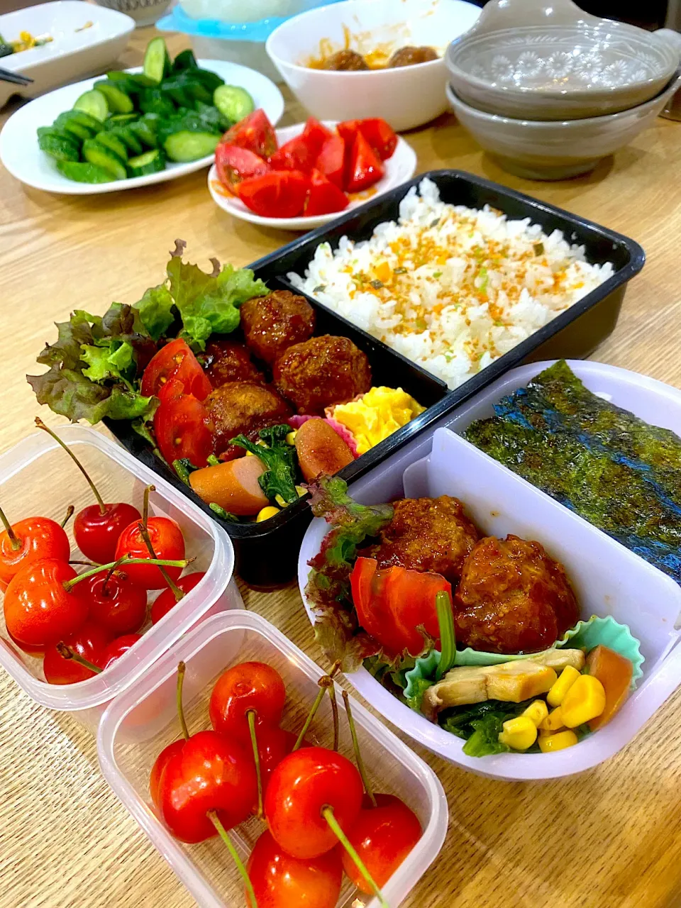 ミートボール弁当|しばざきまりさん