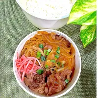 すき焼き丼のお弁当|＊ayabianさん