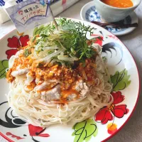 *･豚しゃぶの四川風胡麻だれ素麺*･゜|isakoさん