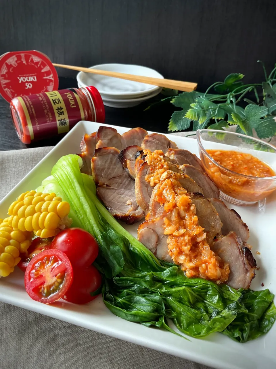 豆板醤でピリ辛☆焼き豚|スイーツポテトさん