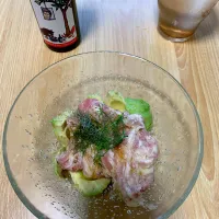 アヴォカド鮪ねぎトロ　#大和芋　#自然薯