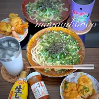 冷やしうどんランチ🌞🌈✨|マイコさん