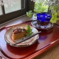 6/30  夏越しの祓えに水無月(*^^*)