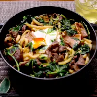 すき焼きの次の日のうどん