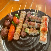 串焼き盛り合わせ 一人前①