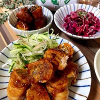冷凍こんにゃくの肉巻き|はるなさん