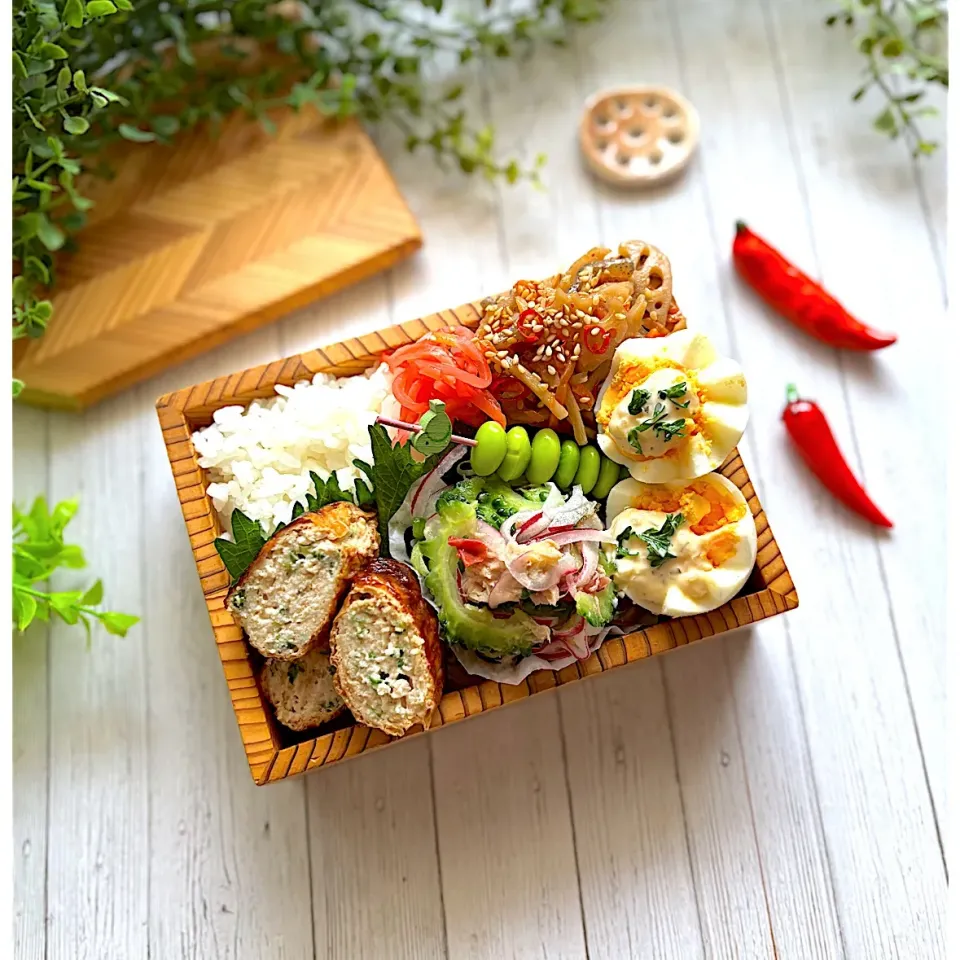 稲荷さんの肉詰め弁当|マーブルさん