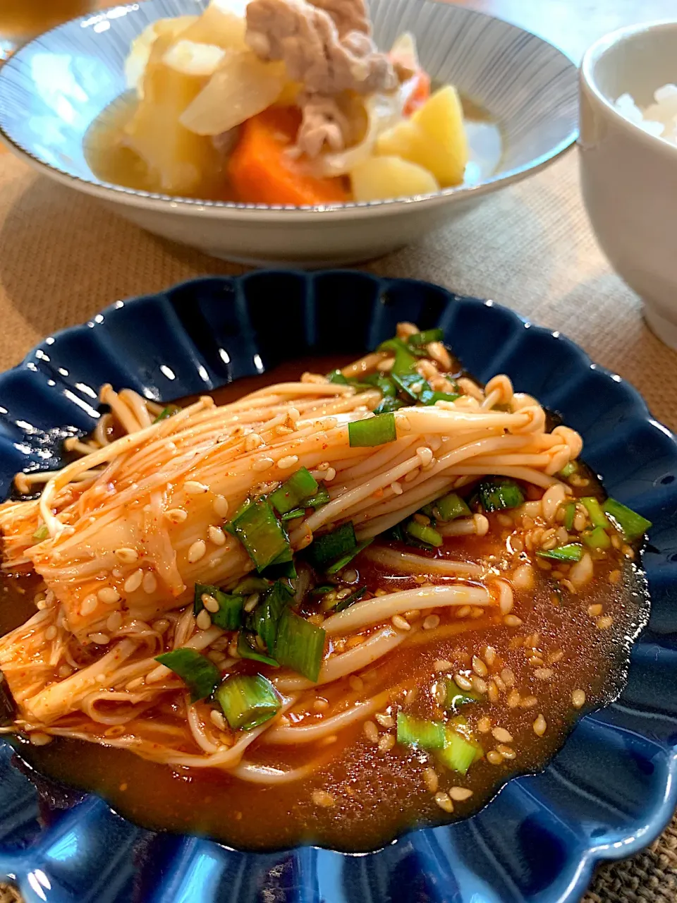 ヤンニョムえのき|いちごさん