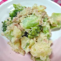 ブロッコリーとシーチキンのポテトサラダ|藤さんちのごはんさん