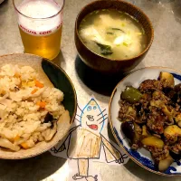 一汁一菜晩ごはん|nao子さん