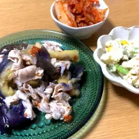 豚肉と茄子のうまだれ合え|さおりさん