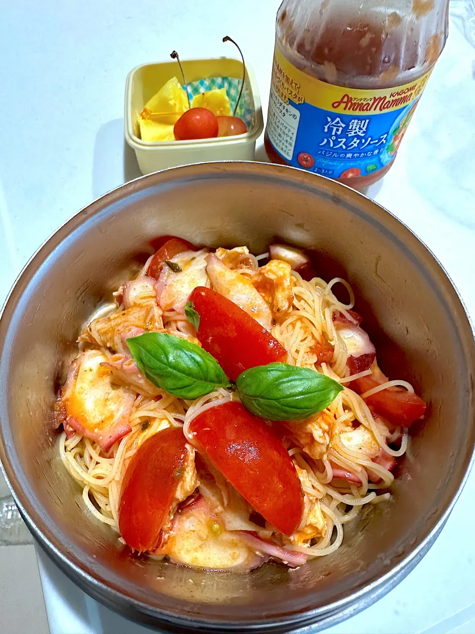タコの冷製パスタ|みずなさん