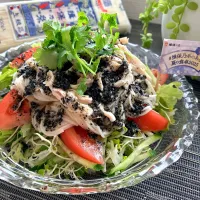 黒ごま涼拌素麺