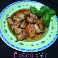 豚肉くるくる巻きシソ&エノキ✨|cocco+さん