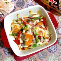 鮭と野菜のオイチーズ焼き🧀|ringonamaさん