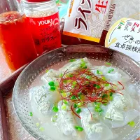 🌿🥟ライスペーパーで茴香水餃子🥟🌿|にゃんぺこさん